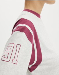 Cotton On - 3/4 Sleeve Graphic Tee