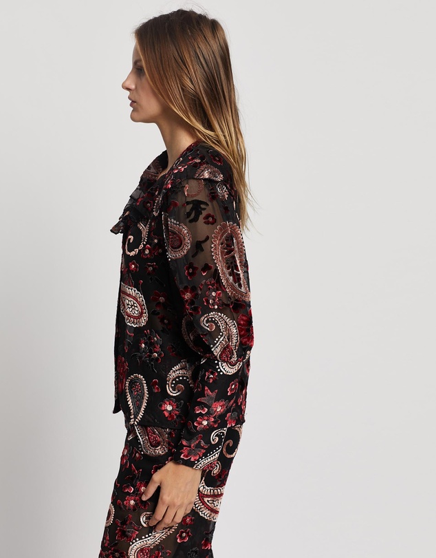 LENNI the label - Firefly Burnout Blouse