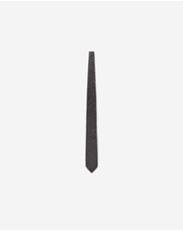 Calibre - Noir Botanique Jacquard Tie Black