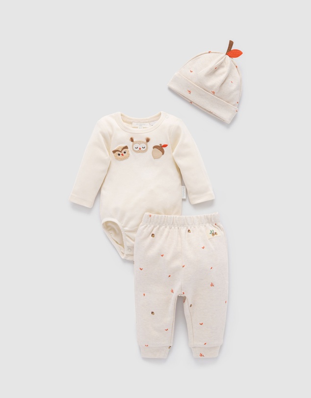 Purebaby - 3 Piece Gift Set -Kids-Babies