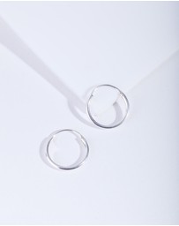 Lovisa - Sterling Silver 12mm Hoop Earrings