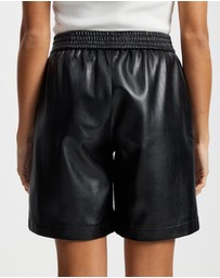 Mossée - Mila Leather Shorts