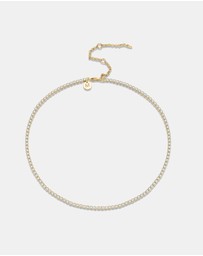 Mestige - Faye Tennis Choker - 18K Gold Plated