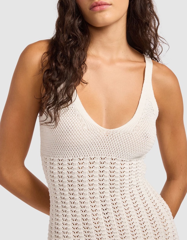 Seafolly - Crochet V-Neck Midi Dress