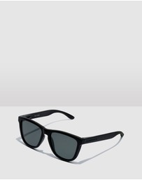 Hawkers Co - Polarized Dark Black One Raw Sunglasses for Men and Women UV400