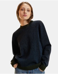 Cynthia Rowley - Metallic Knit Crewneck