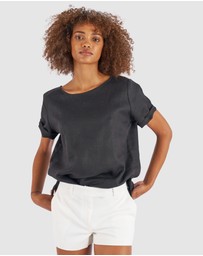 CAMIXA - Teena Linen T-shirt Top