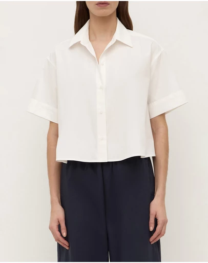 Assembly Label - Lima Cropped Shirt