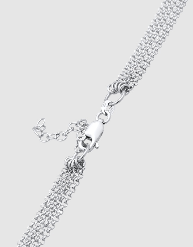 Elli Jewelry - Links Choker Necklace in 925 Silver