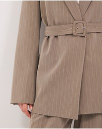 Calli - Rhode Pinstripe Blazer