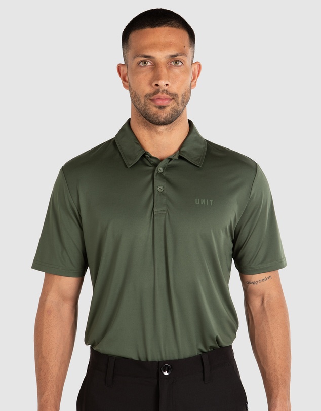 UNIT - UNIT Mens Pro Flex Polo