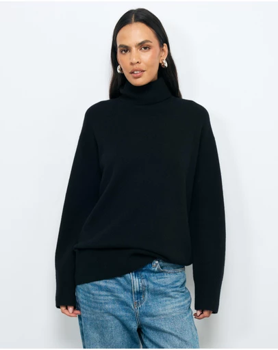 AERE - Tilla Merino Wool Turtleneck Jumper