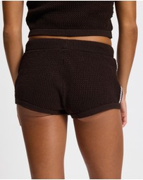 adidas Originals - Knitted Crochet Shorts