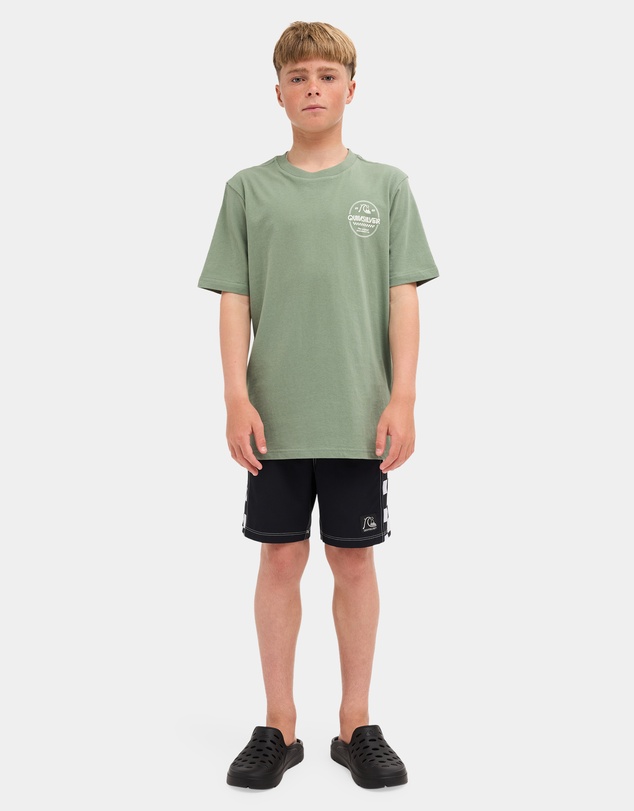 Quiksilver - Boys 8 to 16 Original Stamp T-Shirt