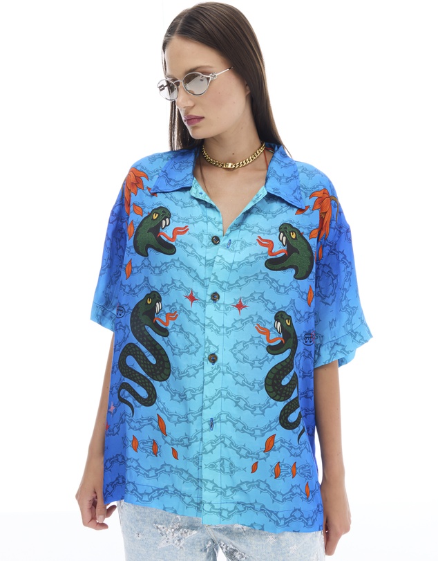 THE TALES - Snake Chain oversized Shirt