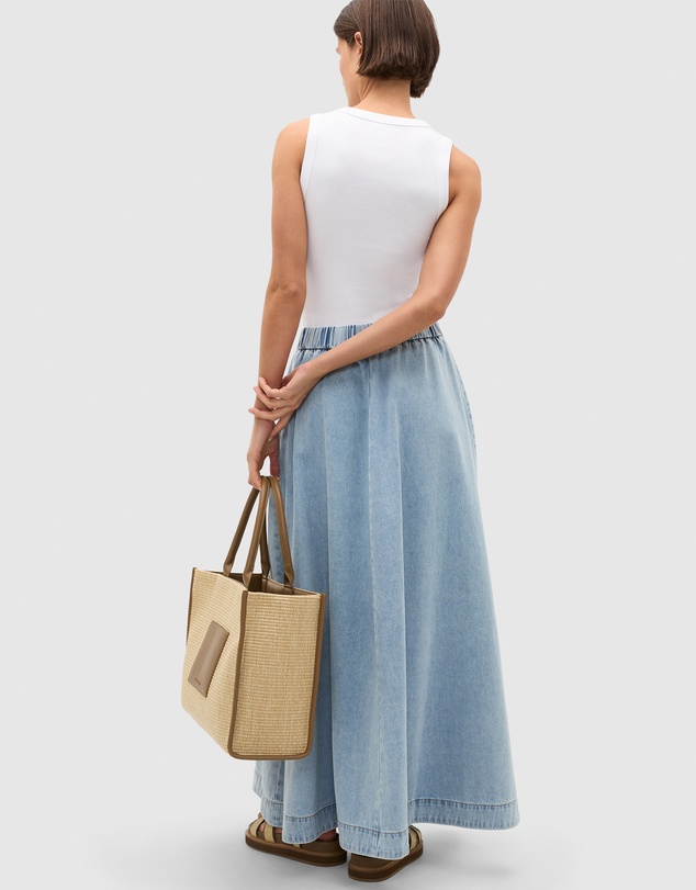 Seed Heritage - Soft Denim Circle Skirt
