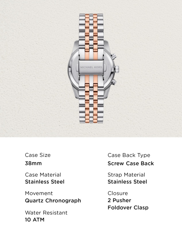Michael Kors - Lexington Two Tone Chronograph Watch