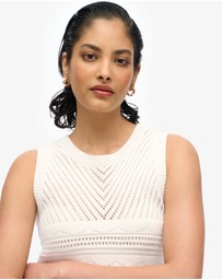 Superdry - Crochet Mini Slim Fit Dress