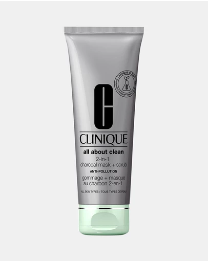 Clinique - All About Clean 2-in-1 Charcoal Mask & Scrub