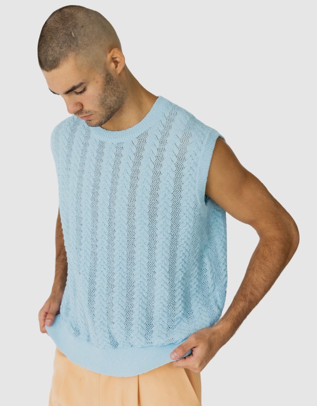 Justin Cassin - Cassis Knitted Vest