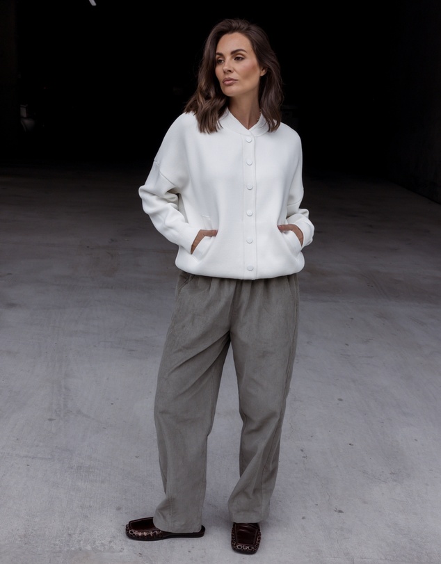 ALEXANDRA - Alfonso Knit Jacket Ivory