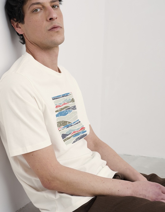 Seasalt - Seasalt Cornwall White Midwatch Organic Cotton T-Shirt