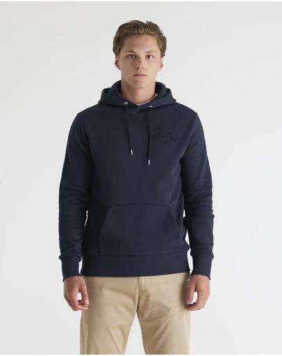 Gant - Tonal Shield Hoodie