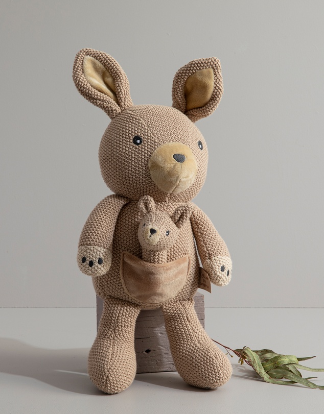 Living Textiles - Knitted Toy - Kylie the Kangaroo
