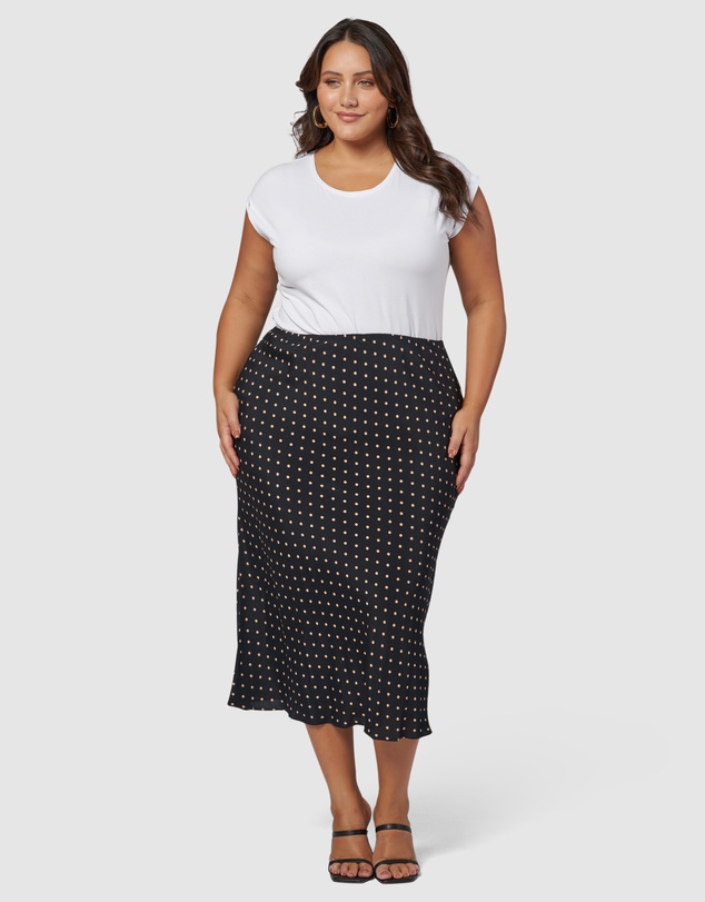 Something 4 Olivia - Emily Print Midi Skirt