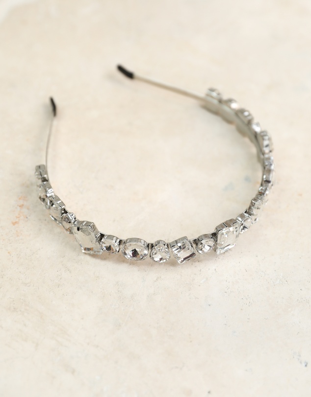 Esther & Co - Zana Headband - Silver