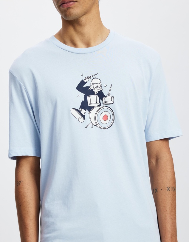 Ben Sherman - Drummer Target Cotton T-Shirt