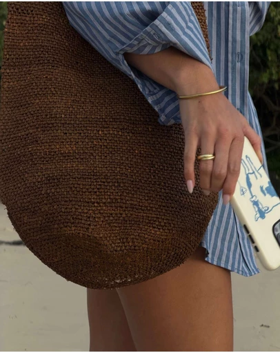 Sand Society - Mocha Bucket Bag