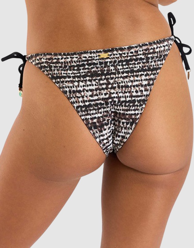 Banana Moon - Cacaovoil Blika Tie Side High Cut Bikini Bottom with Jewellery