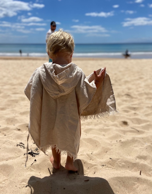 Anchor & Arrow - Linen Hooded Poncho Towel