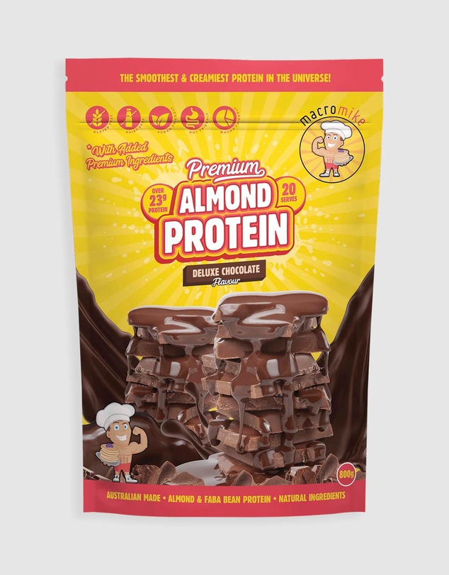 Macro Mike - Deluxe Chocolate Premium Almond Protein - 800g