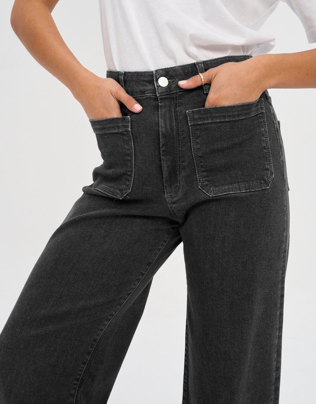 ONLY - Madison High Waisted Wide Denim Jeans