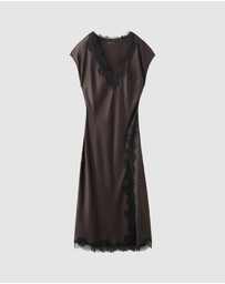 M.N.G - Merlot Dress
