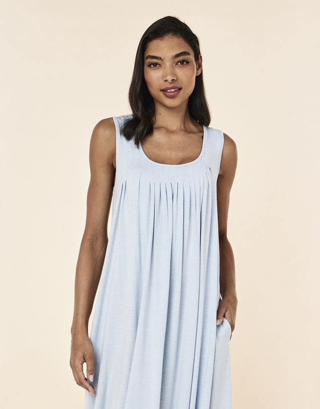 Papinelle - Kate Modal Soft Pleat Front Maxi Nightie