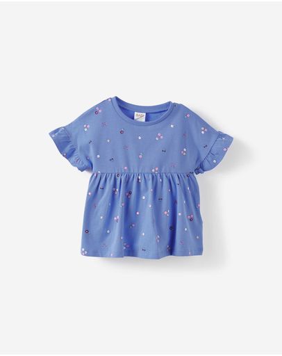 BLUE BONNET DITSY FLORAL