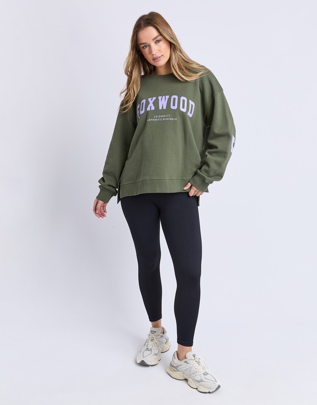 Foxwood - Interval Crew Khaki With Lilac