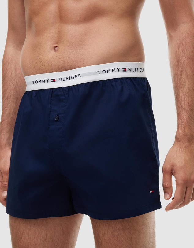 Tommy Hilfiger - 2-Pack Signature Logo Woven Boxer Shorts