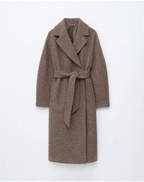 & Other Stories - Voluminous Belted Wool Coat