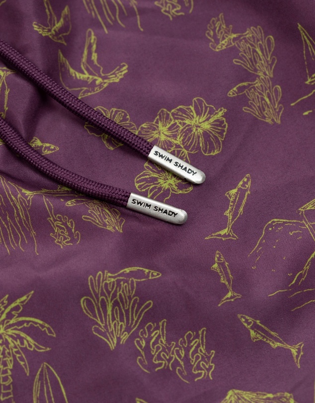 Swim Shady - Island Maroon Swim Shorts