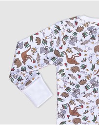 B Free Intimate Apparel - 100% Organic 2-Way Zip Sleepsuit - Baby & Toddler