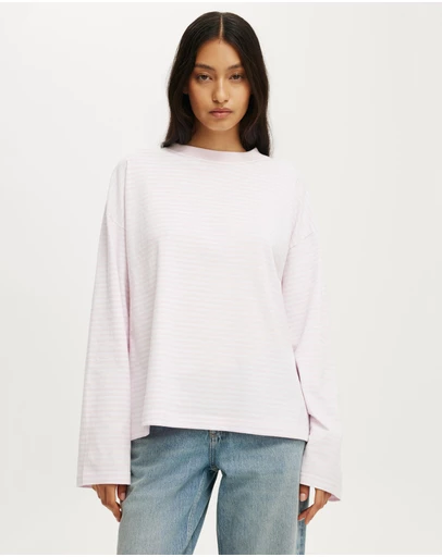 Cotton On - Boxy Long Sleeve Top