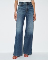 Reformation - Cary High Rise Slouchy Wide Leg Jeans