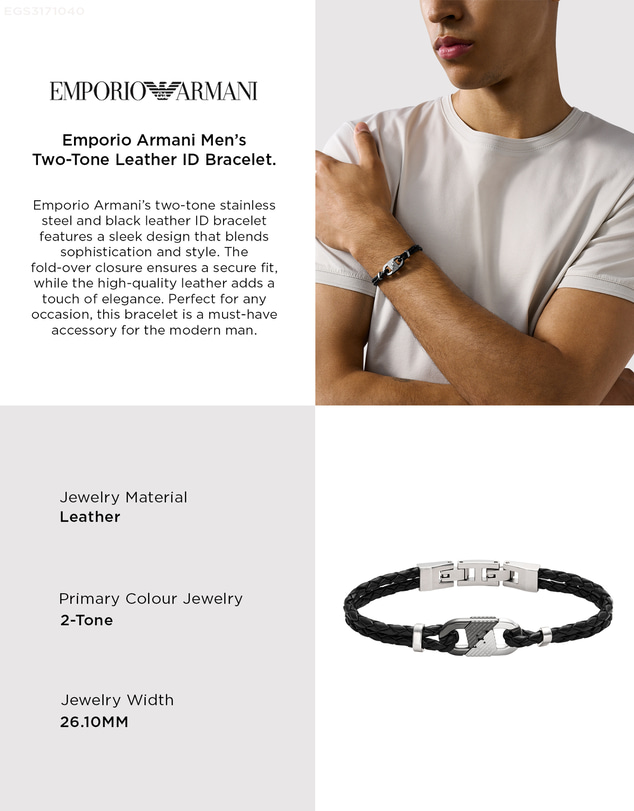 Emporio Armani - Two Tone Bracelet