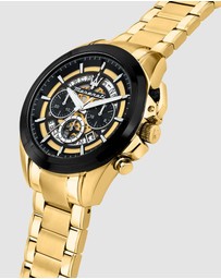 Maserati - Maserati Traguardo 45mm Chronograph Gold Stainless Steel Watch