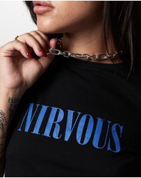 Old Flame Label - Nirvous Baby Tee