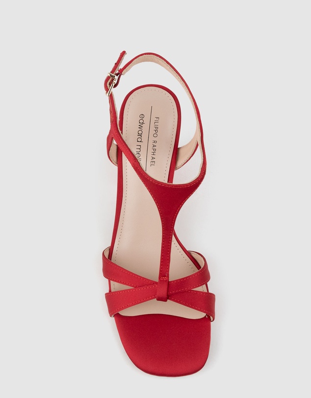 Edward Meller - KHLOE85 Block Heel T-Bar Sandal
